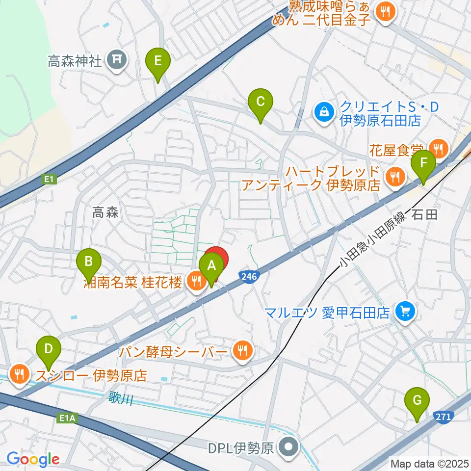 Sound Loft周辺のコンビニエンスストア一覧地図