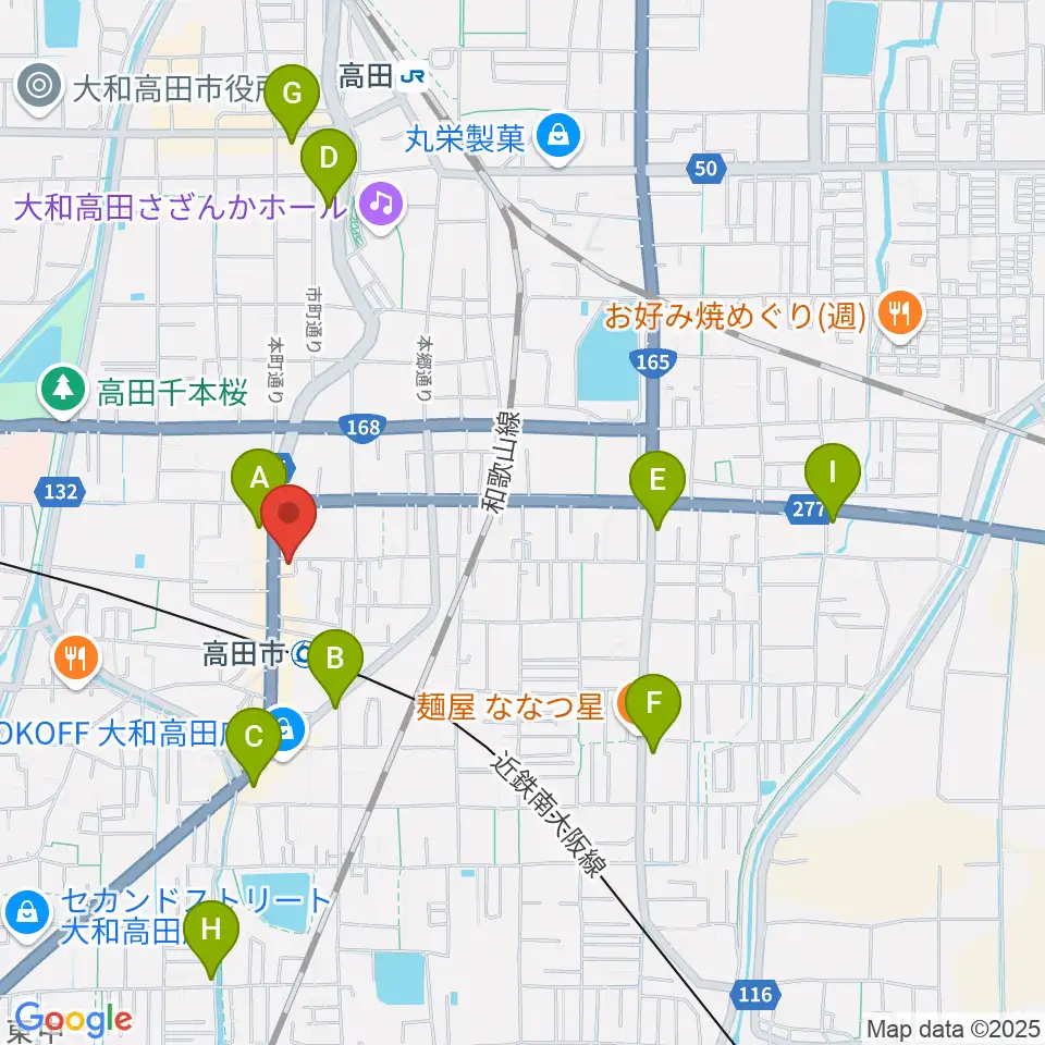 末吉楽器店周辺のコンビニエンスストア一覧地図