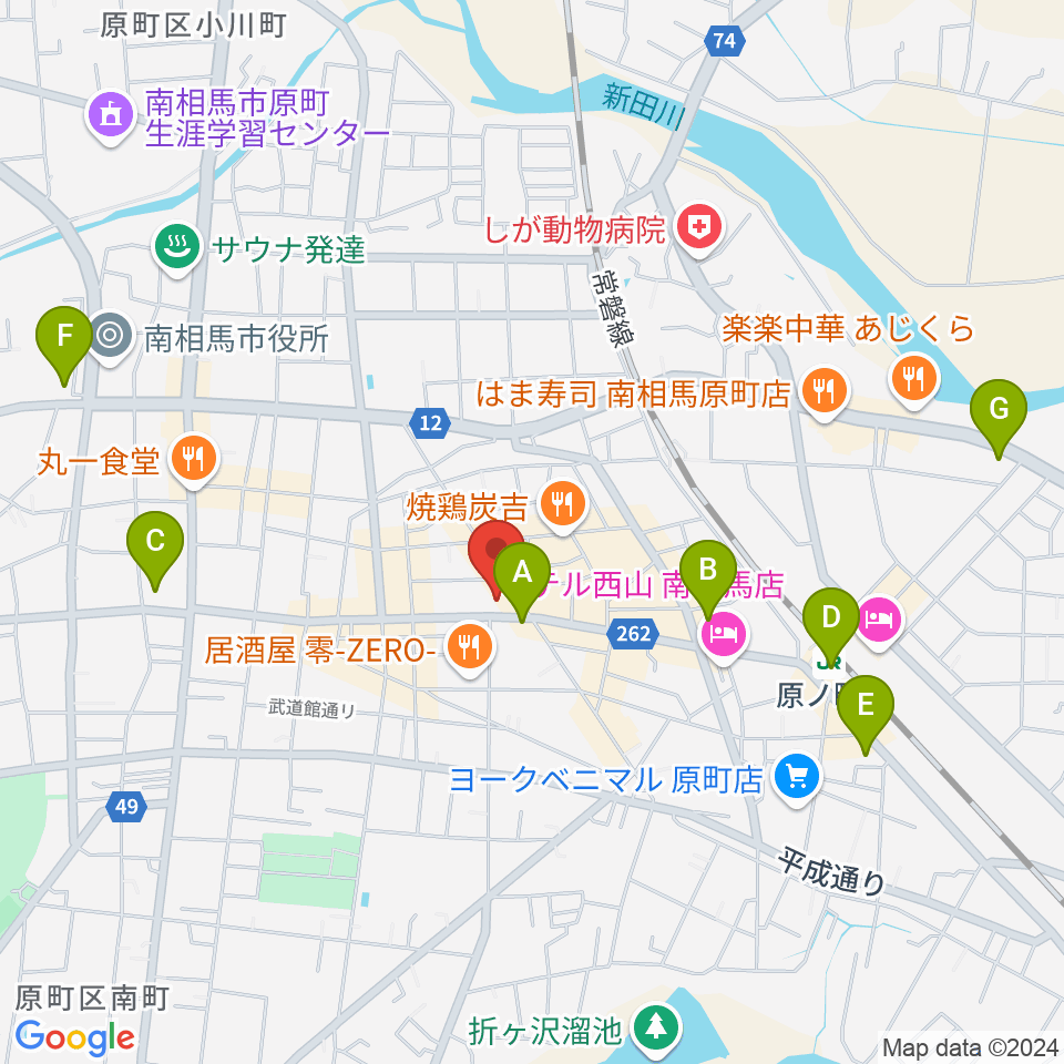 タカノ楽器周辺のコンビニエンスストア一覧地図