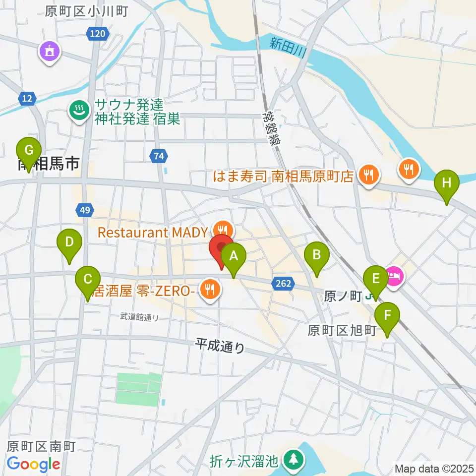 タカノ楽器周辺のコンビニエンスストア一覧地図