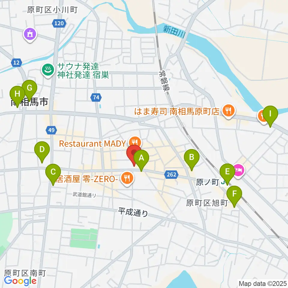 タカノ楽器周辺のコンビニエンスストア一覧地図