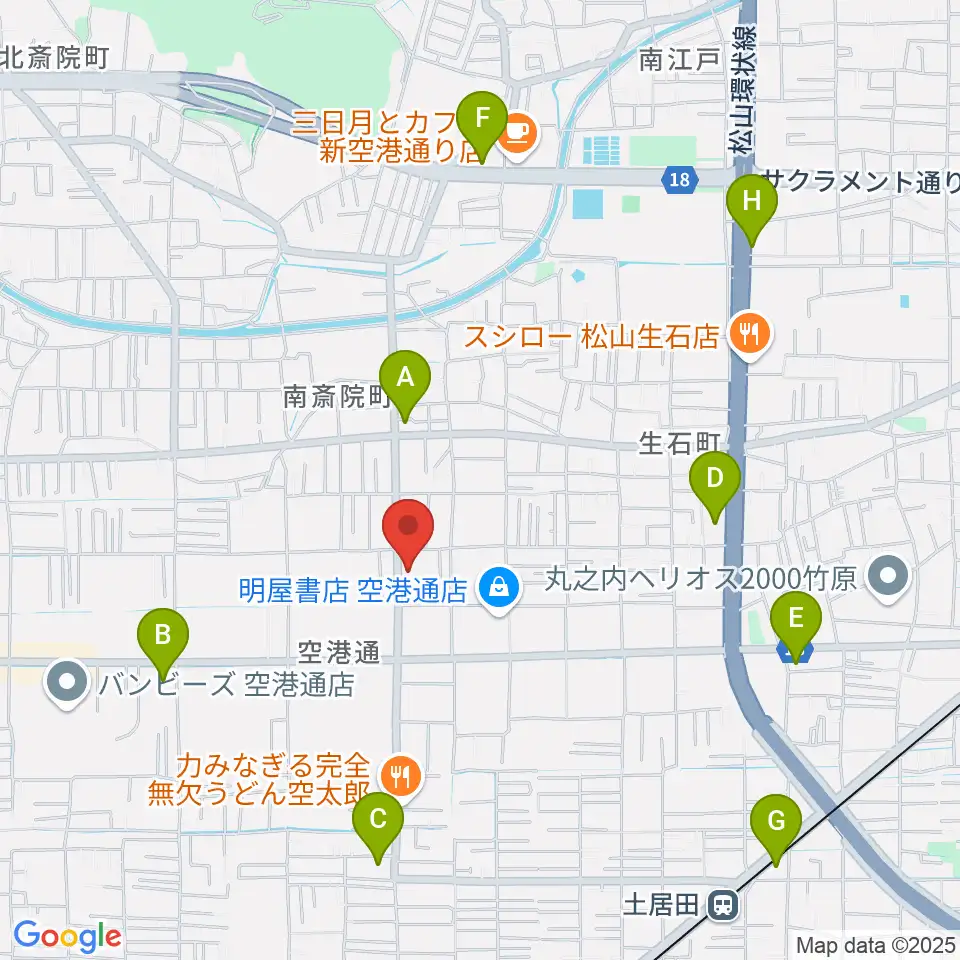 WEST MUSIC周辺のコンビニエンスストア一覧地図