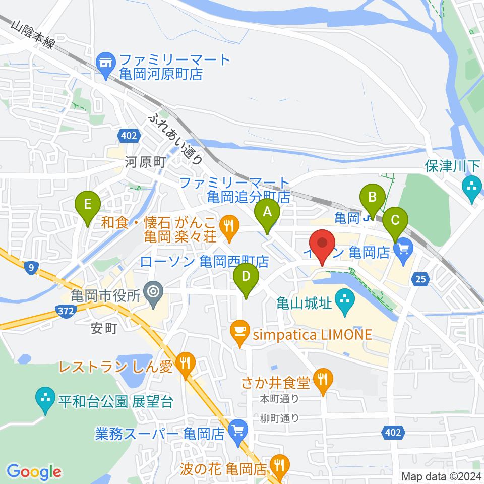 湯浅楽器・ミュージックパフェ周辺のコンビニエンスストア一覧地図
