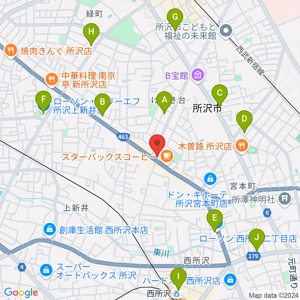 中冨管楽器工房周辺のコンビニエンスストア一覧地図