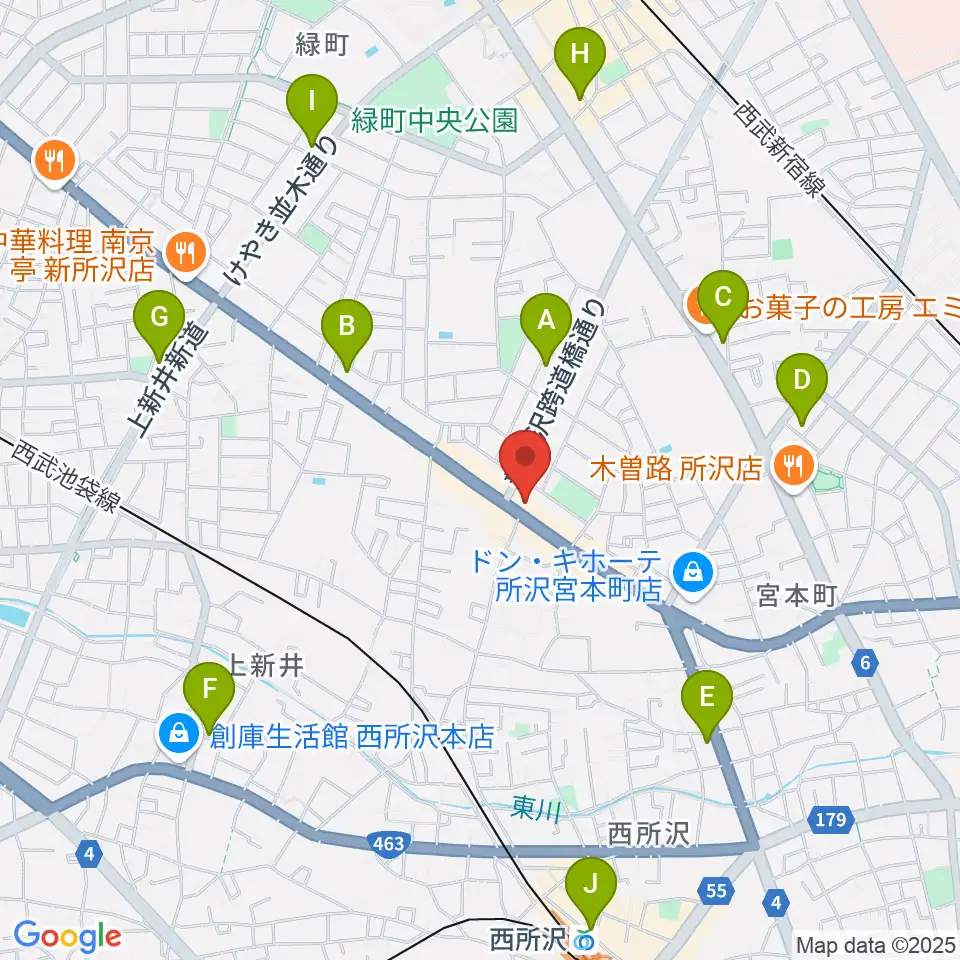 中冨管楽器工房周辺のコンビニエンスストア一覧地図
