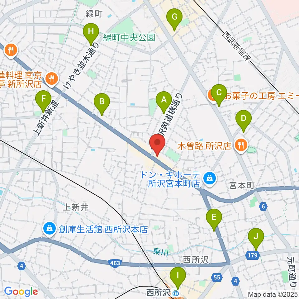 中冨管楽器工房周辺のコンビニエンスストア一覧地図