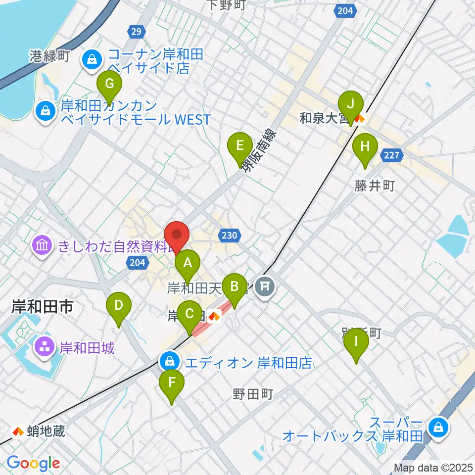 ウクレレショップ オハナ周辺のコンビニエンスストア一覧地図