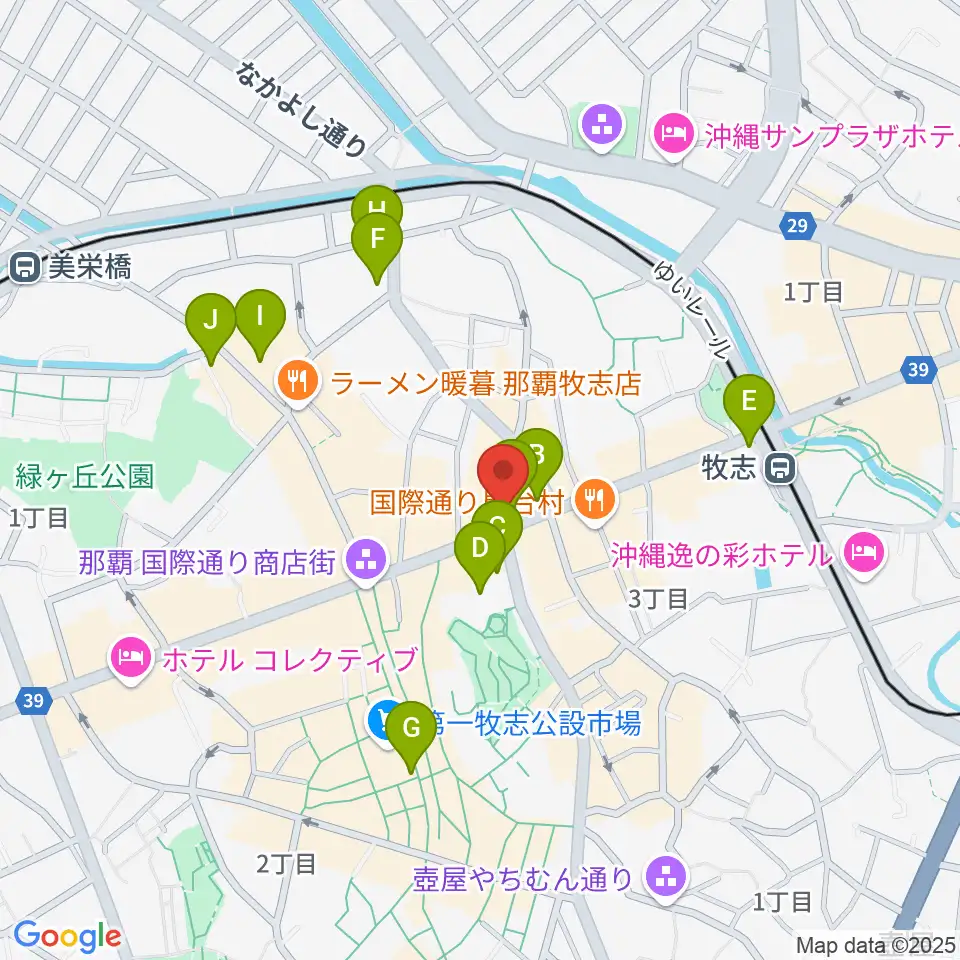 丸高楽器店周辺のコンビニエンスストア一覧地図