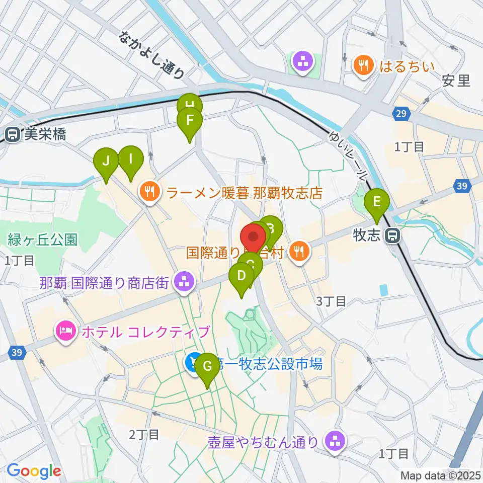 丸高楽器店周辺のコンビニエンスストア一覧地図