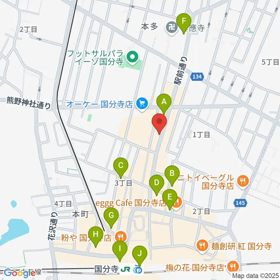 ファーストアヴェニュースタジオ周辺のコンビニエンスストア一覧地図