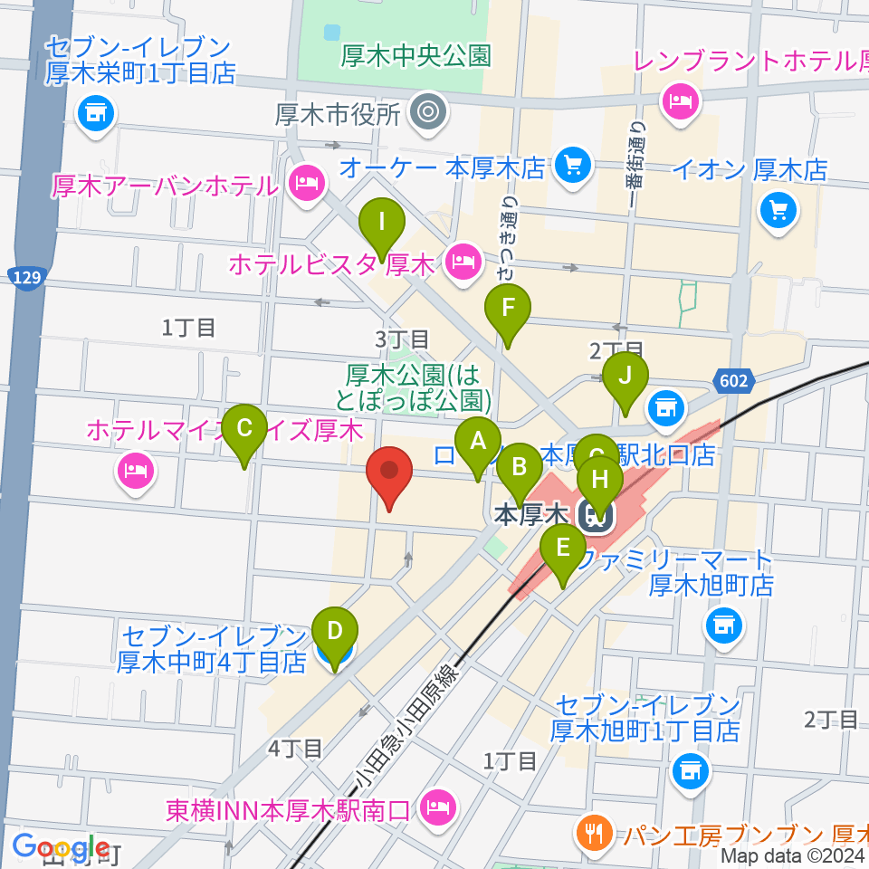 メロディ会周辺のコンビニエンスストア一覧地図