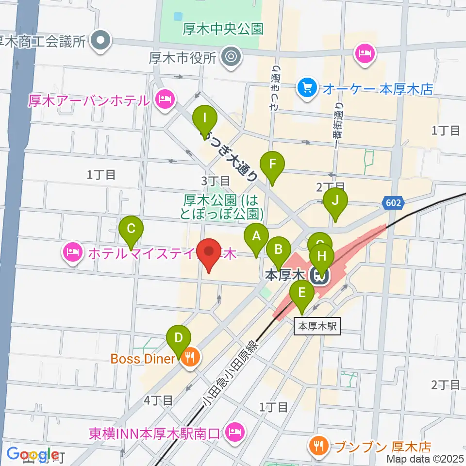 メロディ会周辺のコンビニエンスストア一覧地図