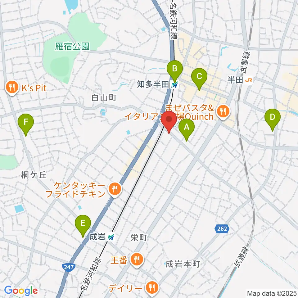 山本楽器周辺のコンビニエンスストア一覧地図