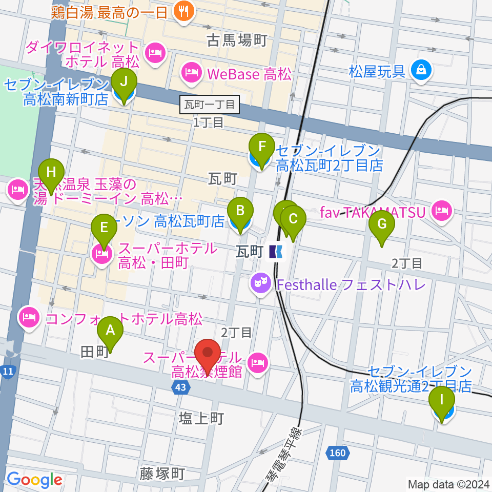 studio SUMUS周辺のコンビニエンスストア一覧地図