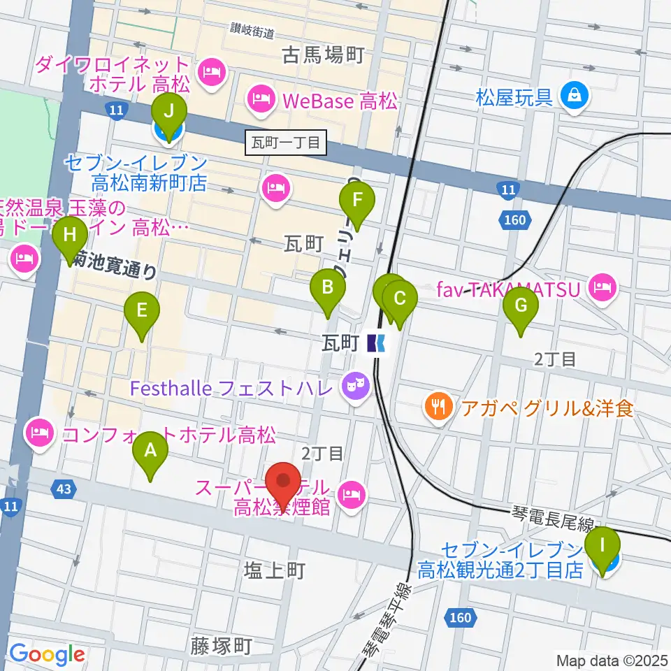 studio SUMUS周辺のコンビニエンスストア一覧地図