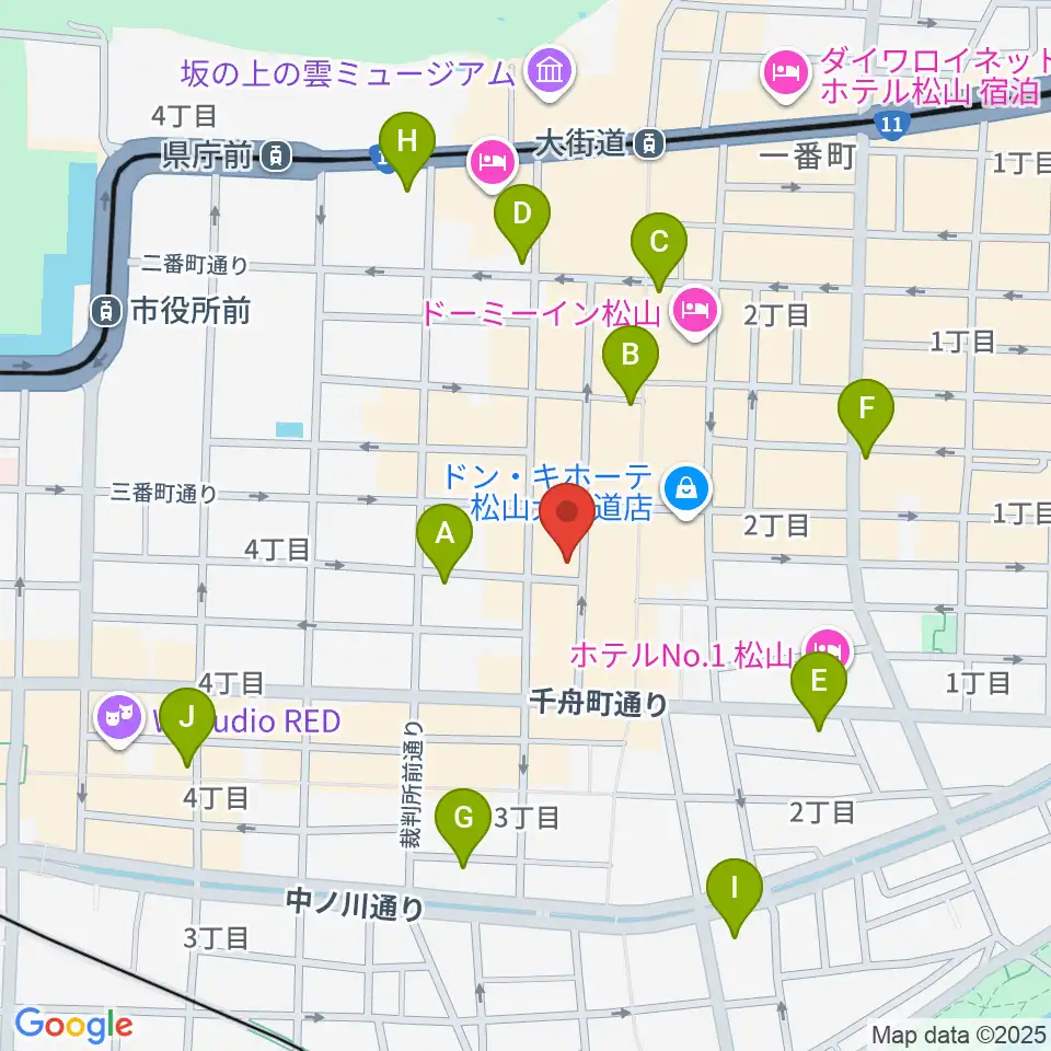 スタジオ OWL周辺のコンビニエンスストア一覧地図