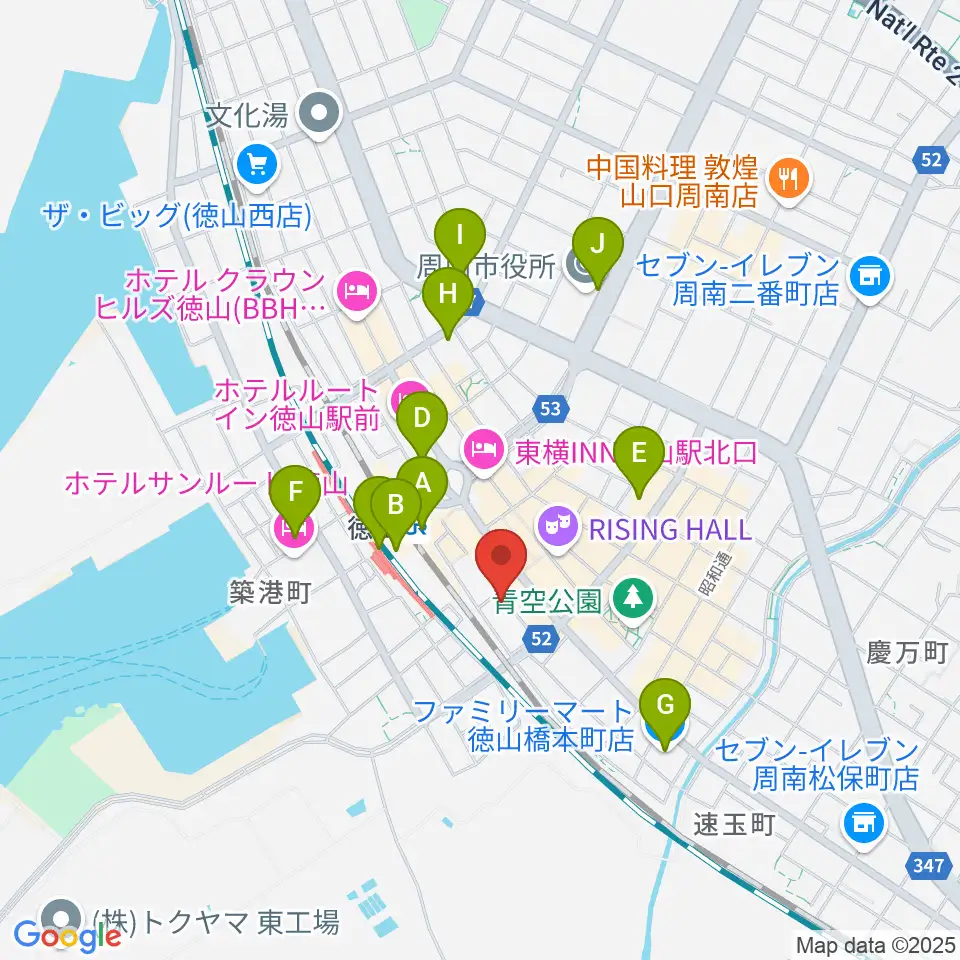 株式会社シンフォニー周辺のコンビニエンスストア一覧地図