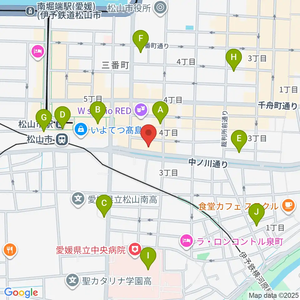 MUSICA周辺のコンビニエンスストア一覧地図