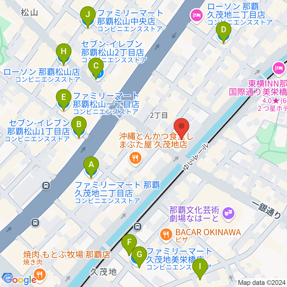 電波堂劇場周辺のコンビニエンスストア一覧地図