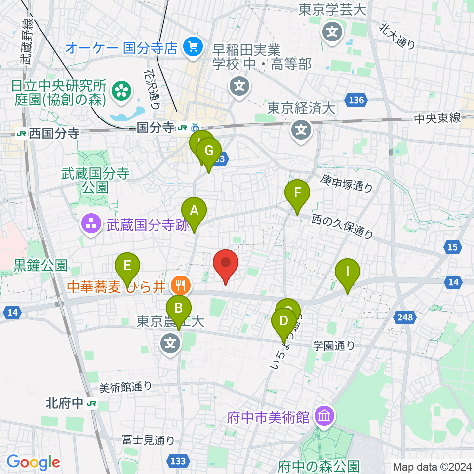 アカデミーアポロ周辺のコンビニエンスストア一覧地図