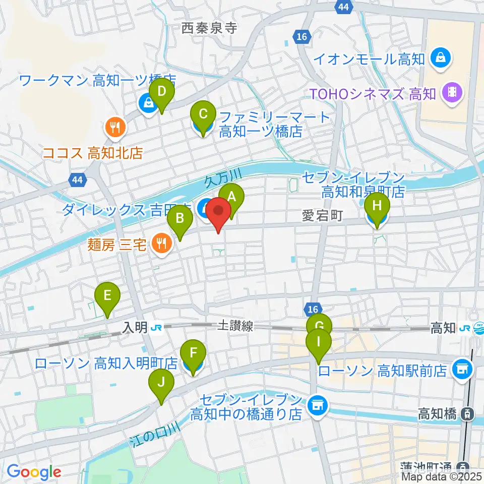 キャラバンサライ スタジオ周辺のコンビニエンスストア一覧地図