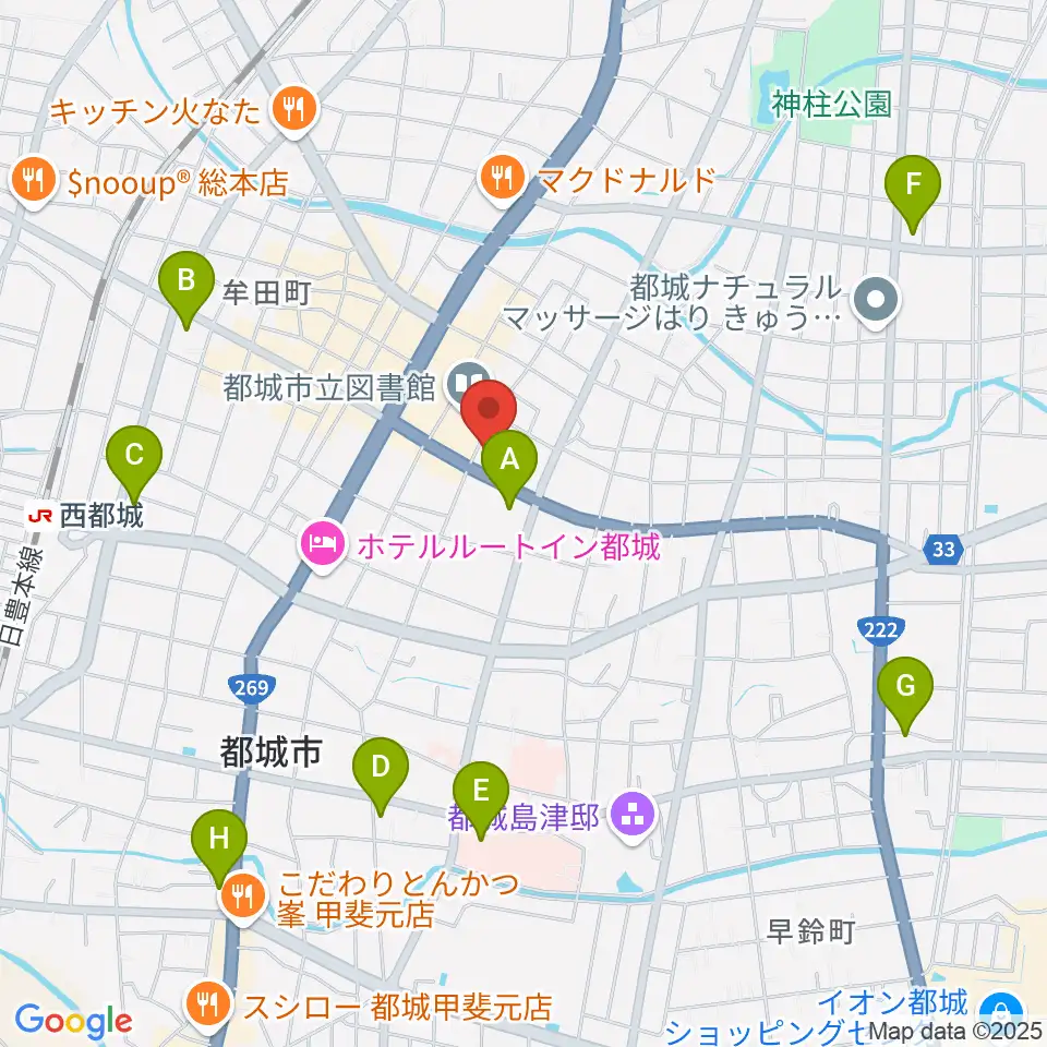ウエルネス交流プラザ周辺のコンビニエンスストア一覧地図