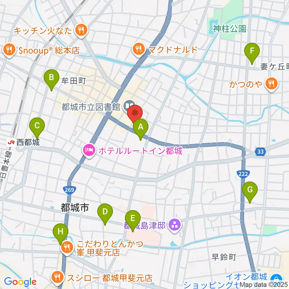 ウエルネス交流プラザ周辺のコンビニエンスストア一覧地図