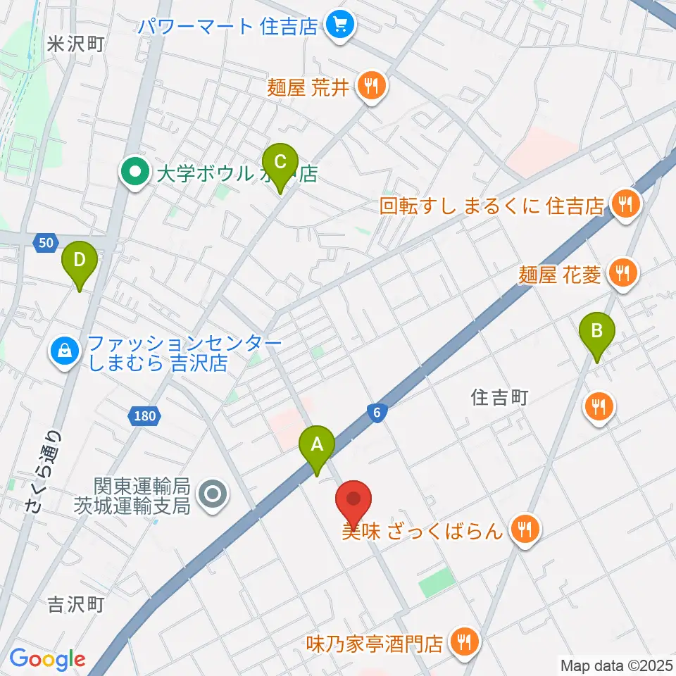 桐朋 子供のための音楽教室 水戸教室周辺のコンビニエンスストア一覧地図