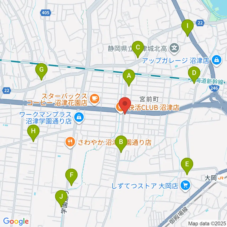 桐朋 子供のための音楽教室 富士教室周辺のコンビニエンスストア一覧地図