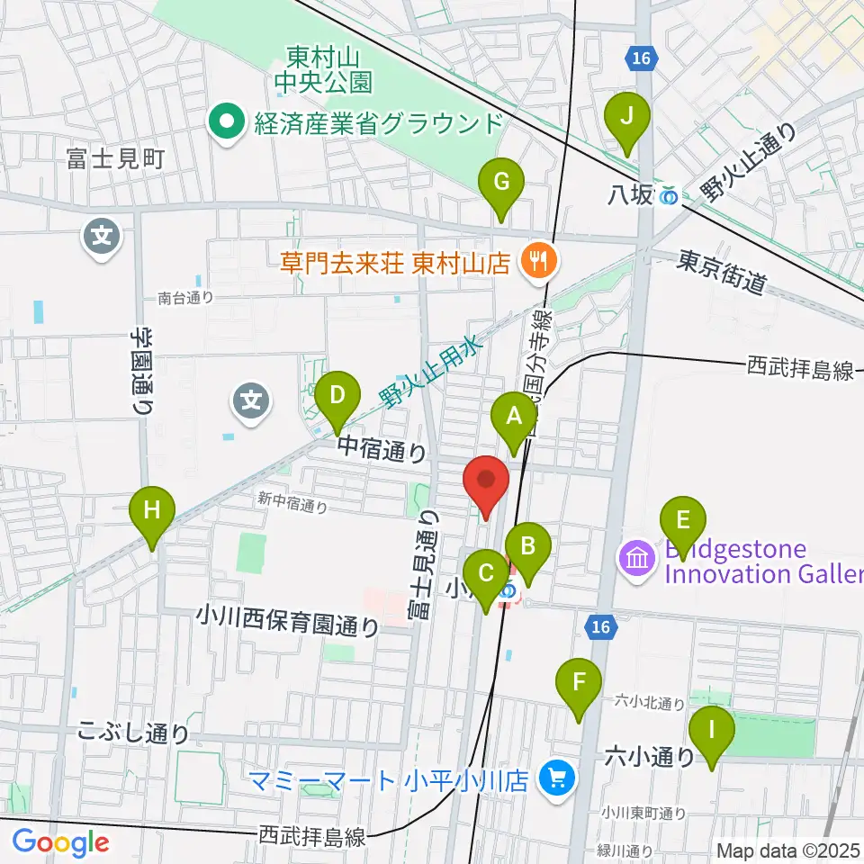 Studio M周辺のコンビニエンスストア一覧地図