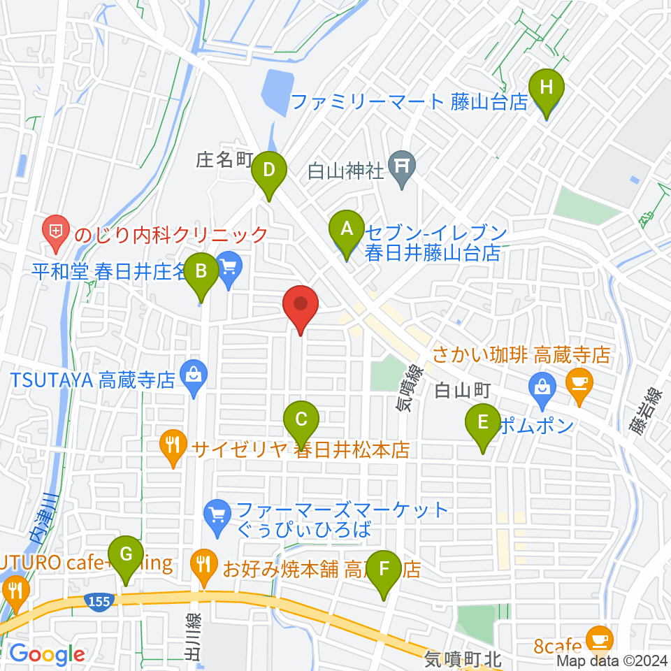 スタジオルシール周辺のコンビニエンスストア一覧地図