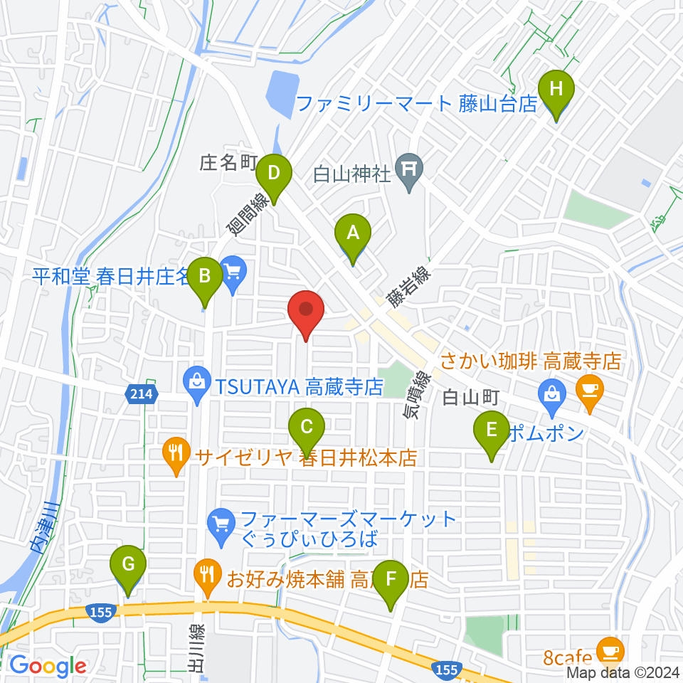 スタジオルシール周辺のコンビニエンスストア一覧地図