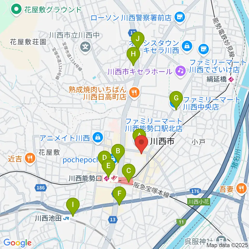 スタジオループ周辺のコンビニエンスストア一覧地図