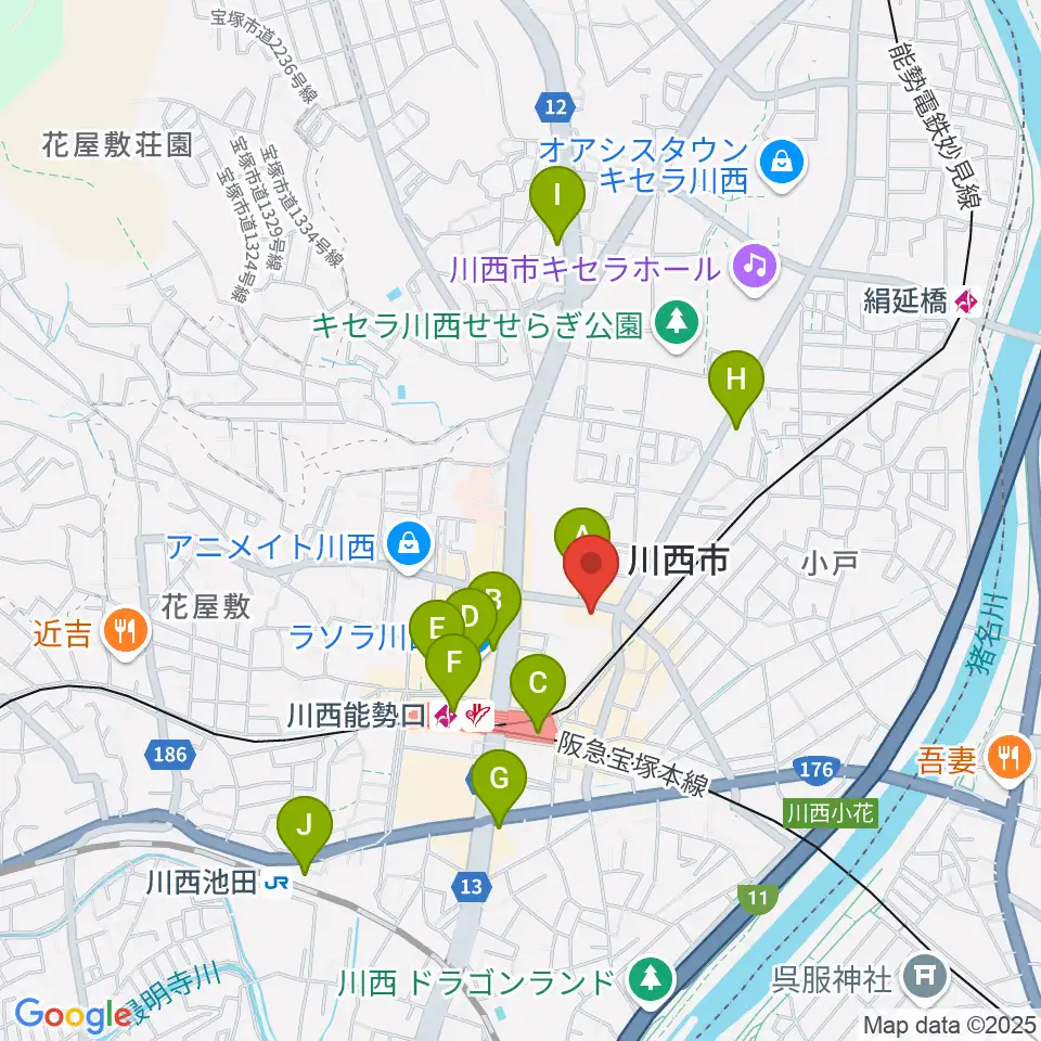 スタジオループ周辺のコンビニエンスストア一覧地図
