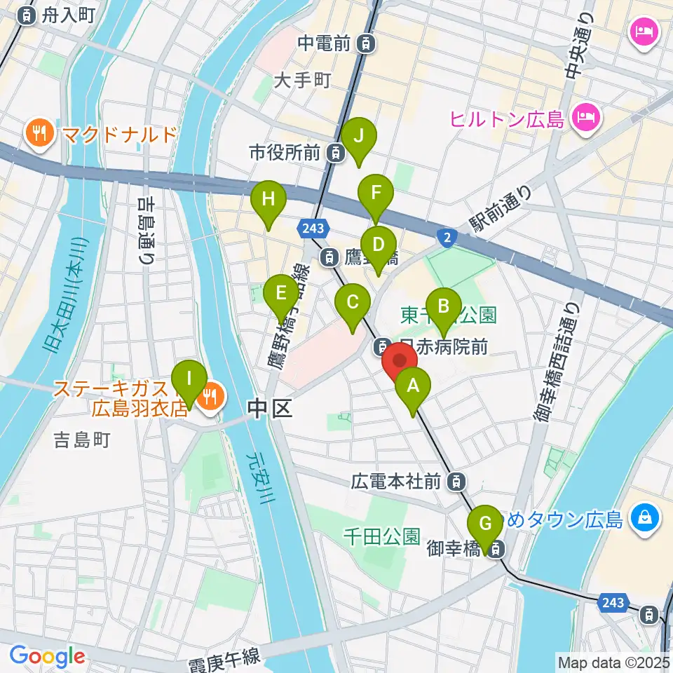 Studio 5150周辺のコンビニエンスストア一覧地図