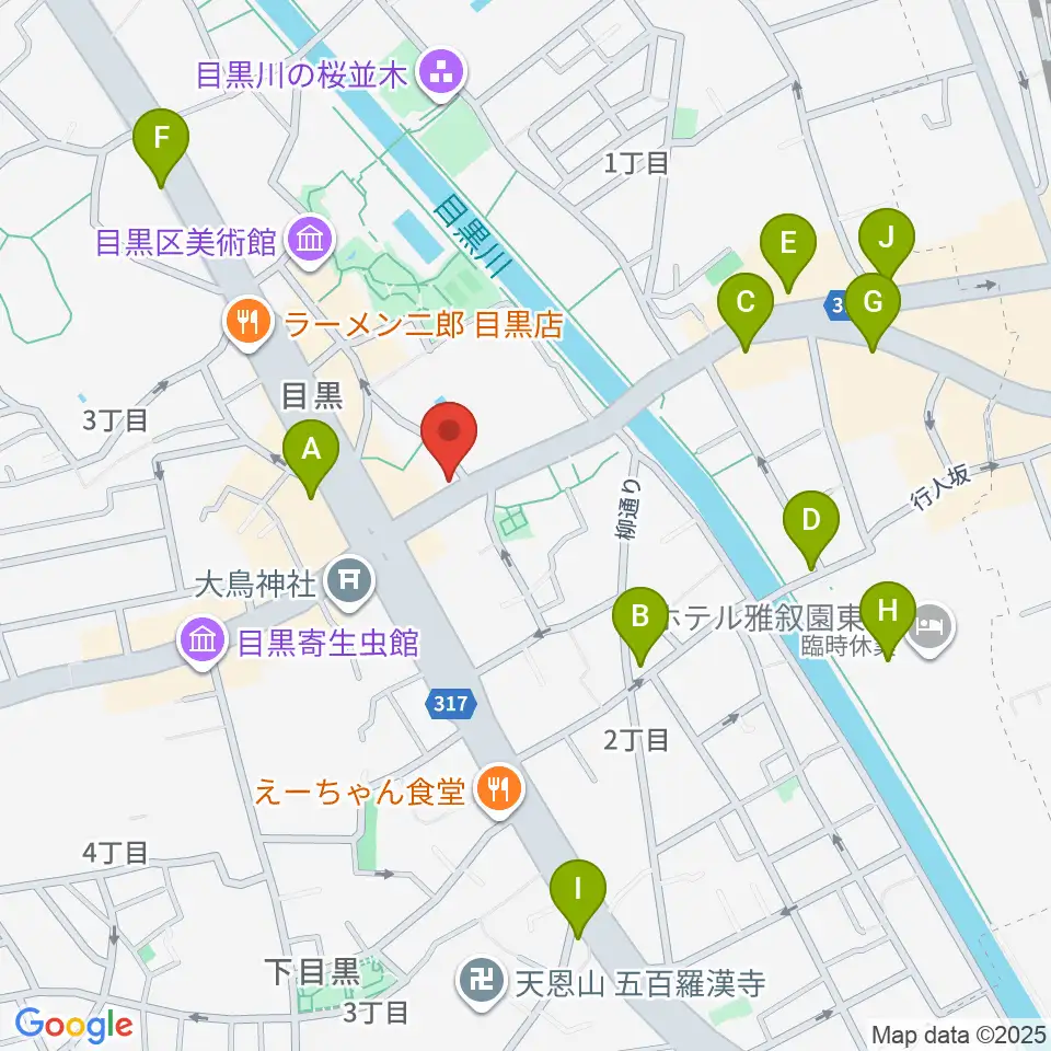 インターセプター周辺のコンビニエンスストア一覧地図