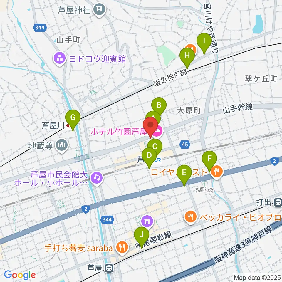 結城カルチャーセンター周辺のコンビニエンスストア一覧地図