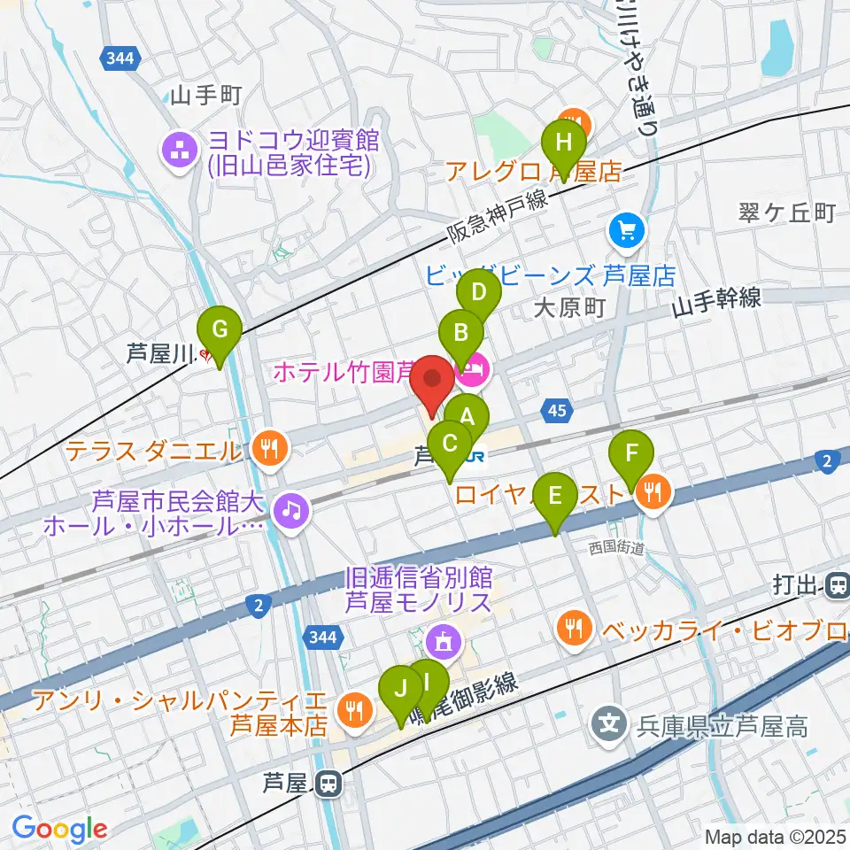 結城カルチャーセンター周辺のコンビニエンスストア一覧地図