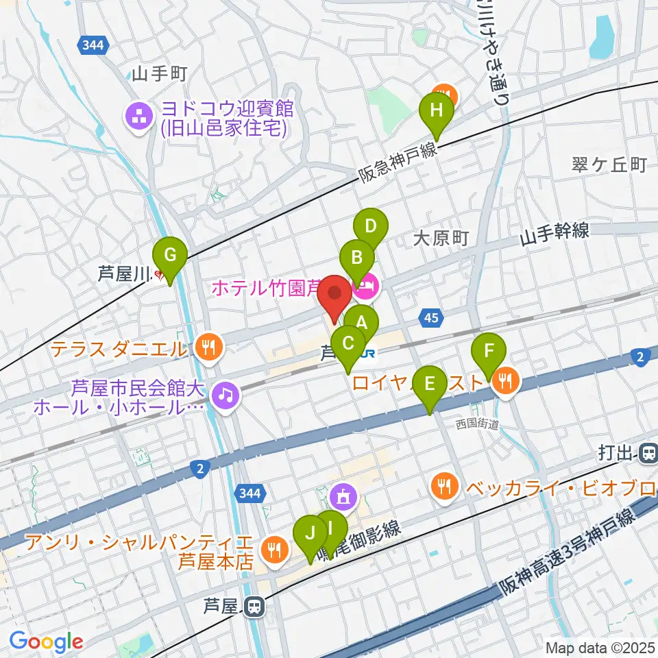 結城カルチャーセンター周辺のコンビニエンスストア一覧地図