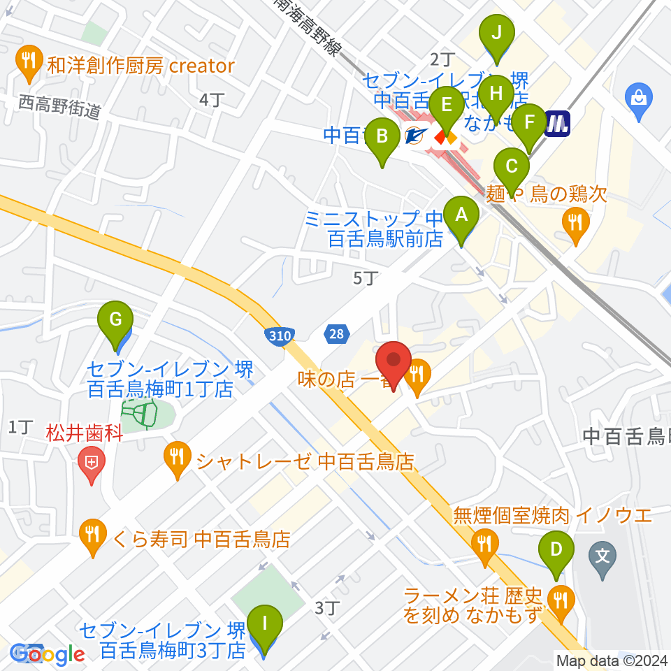 music studio Magic周辺のコンビニエンスストア一覧地図