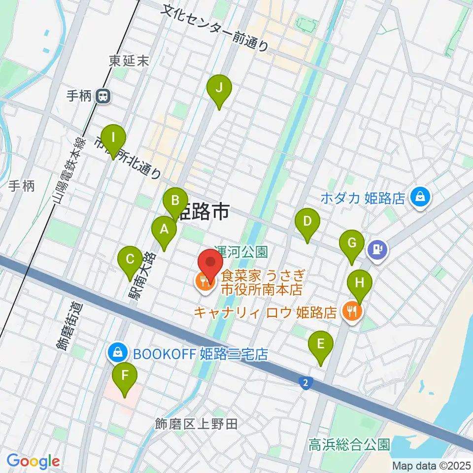 Beta Music 姫路南店周辺のコンビニエンスストア一覧地図