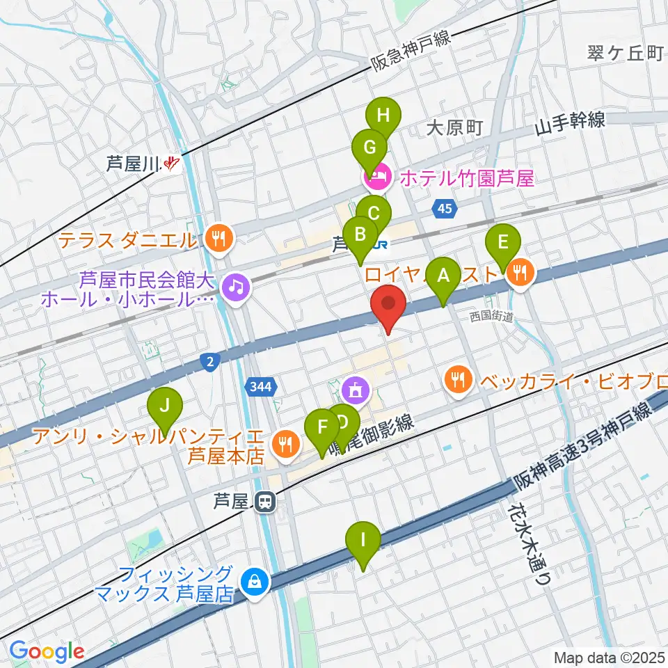 ステージ・アール周辺のコンビニエンスストア一覧地図