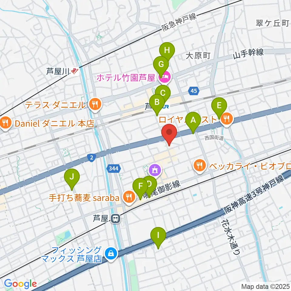ステージ・アール周辺のコンビニエンスストア一覧地図