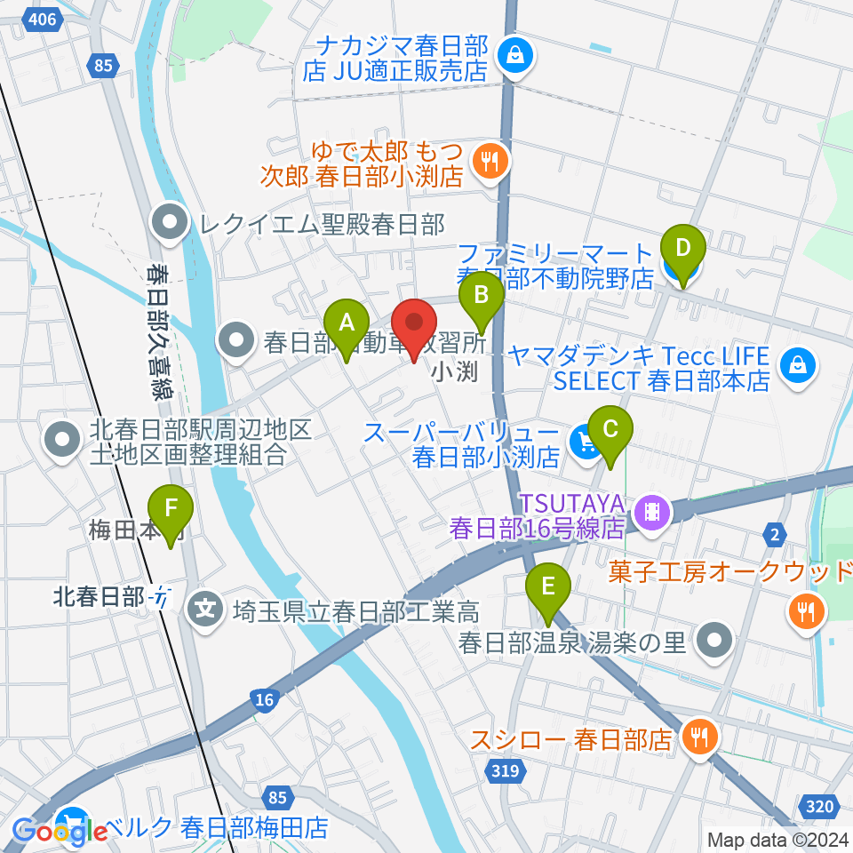 サトウ楽器周辺のコンビニエンスストア一覧地図