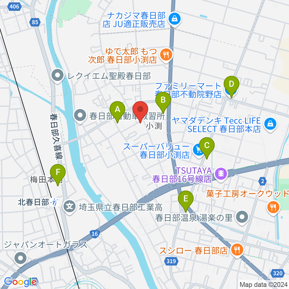 サトウ楽器周辺のコンビニエンスストア一覧地図