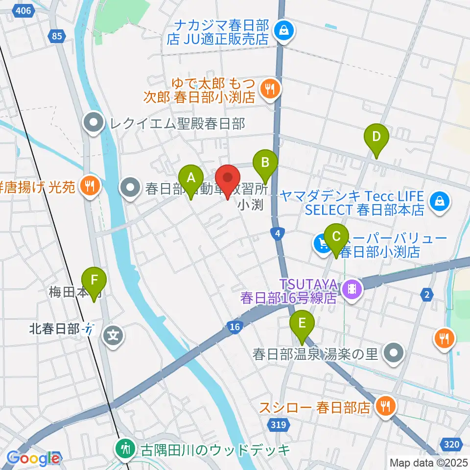 サトウ楽器周辺のコンビニエンスストア一覧地図