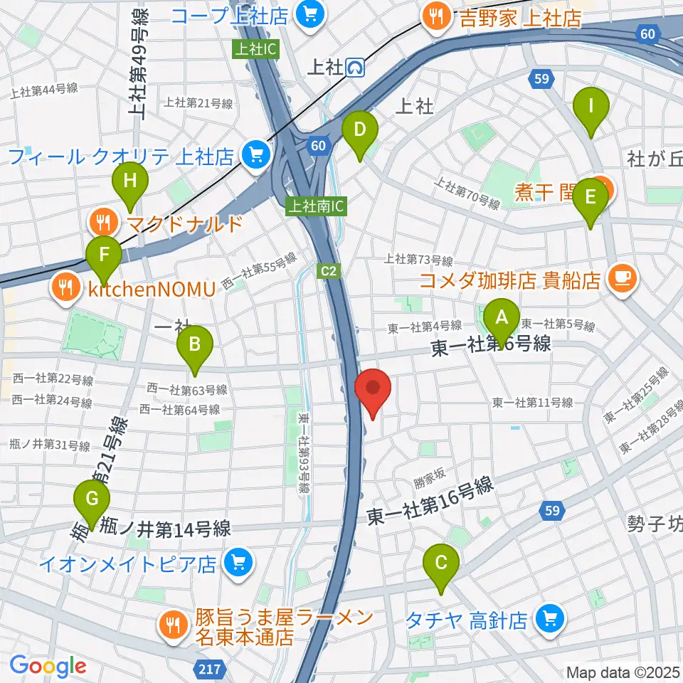 BlueMonkeyスタジオ周辺のコンビニエンスストア一覧地図