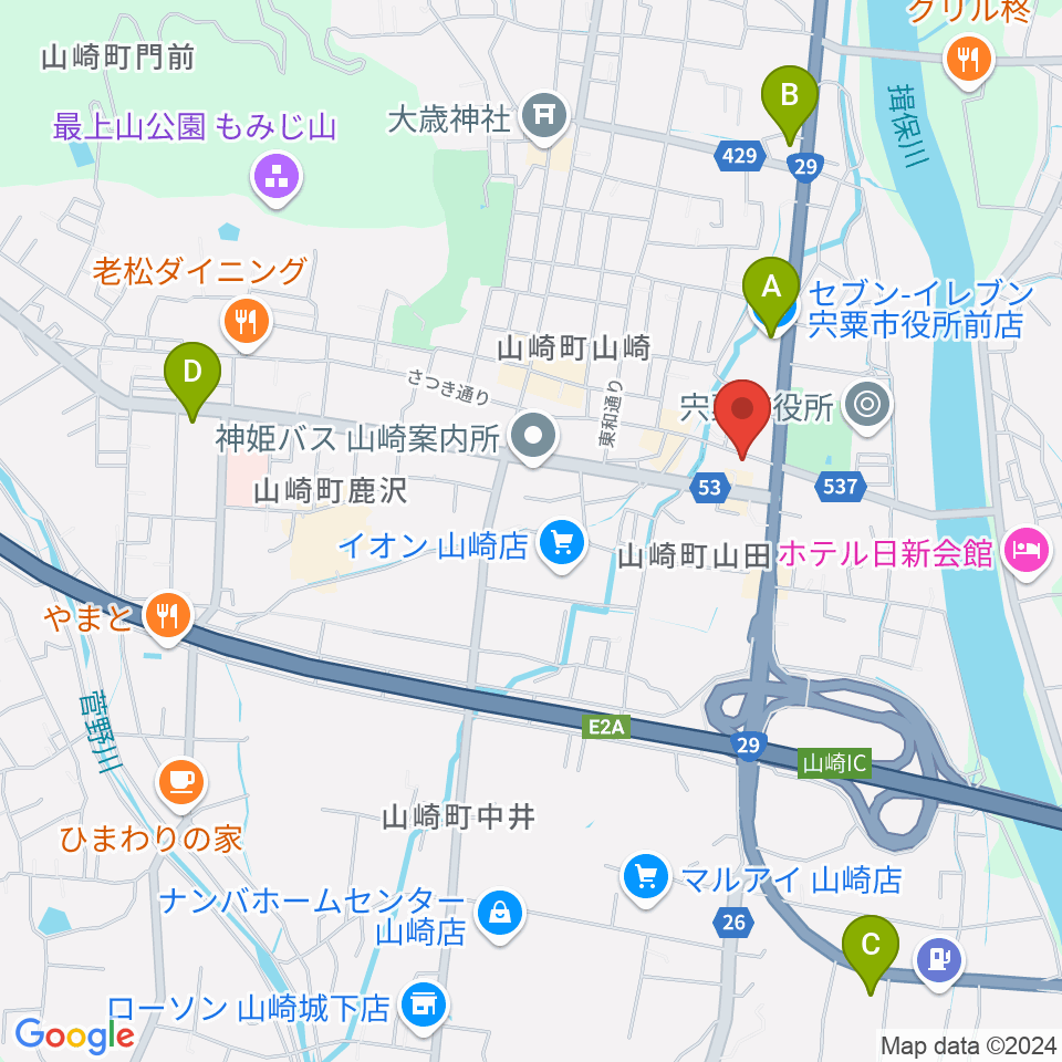 テレマン音楽教室周辺のコンビニエンスストア一覧地図