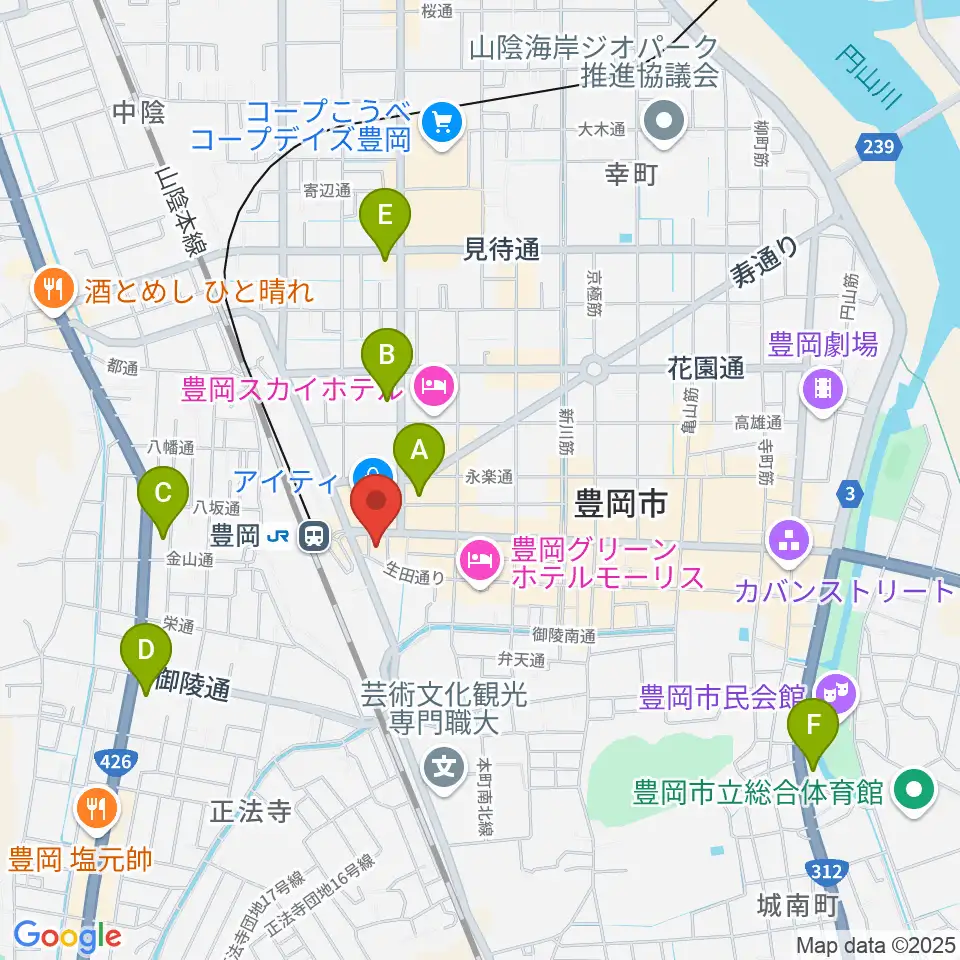 ビート楽器 音楽教室周辺のコンビニエンスストア一覧地図