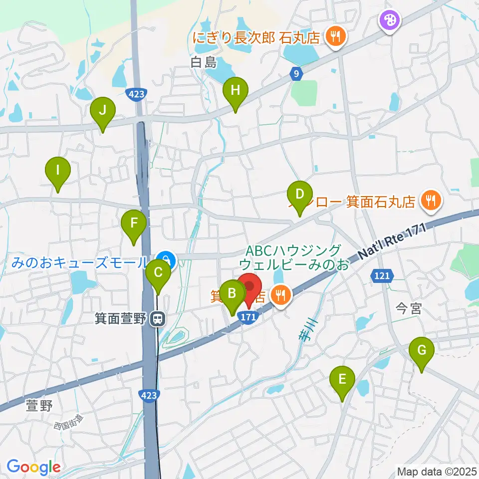 ファゴットリード工房えんとつ周辺のコンビニエンスストア一覧地図